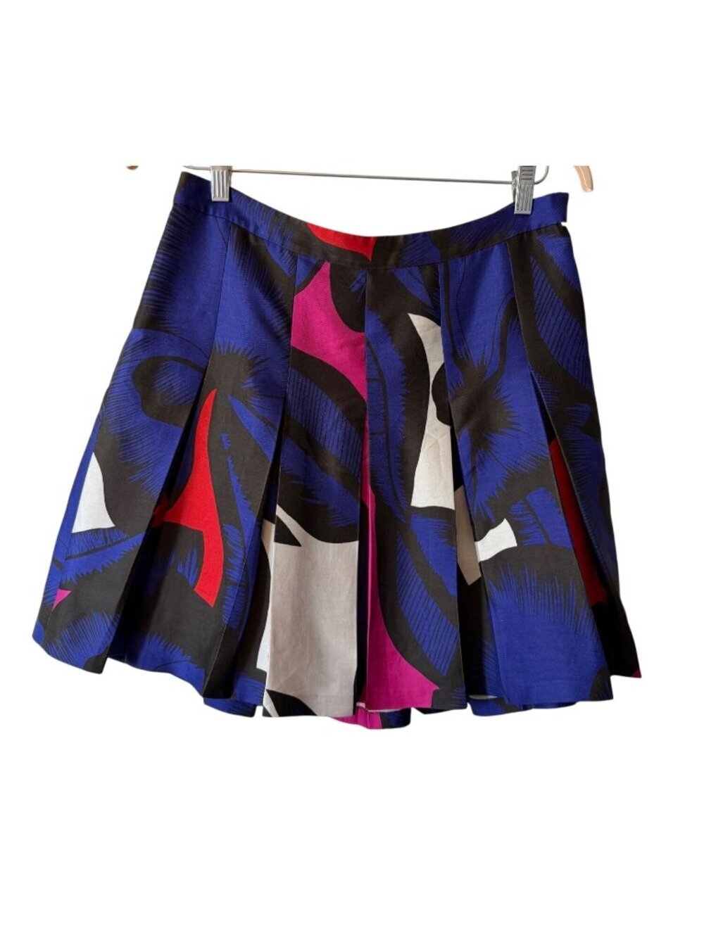 Diane Von Furstenberg Gemma Print Mini Skirt Sz 12